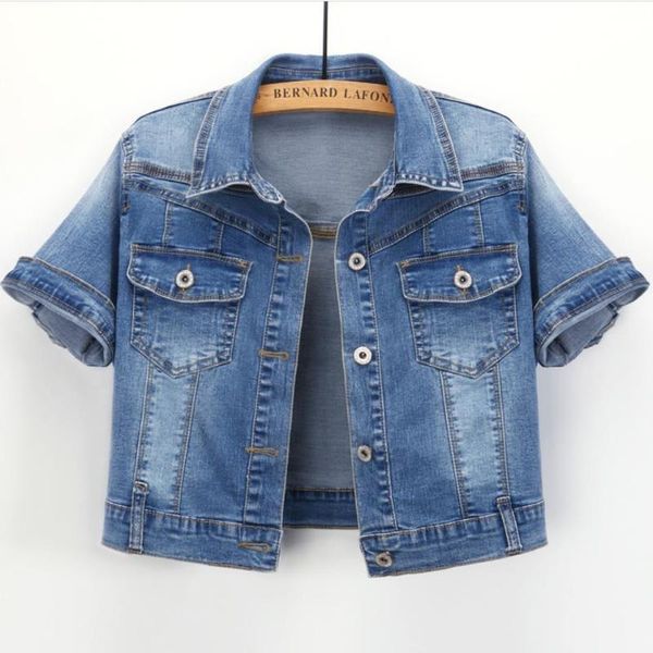 2020 summer short-sleeved denim cardigan jacket women turn down collar short slim jeans coat, Black;brown
2020 summer short-sleeved denim cardigan jacket women turn down collar short slim jeans coat, Black;brown