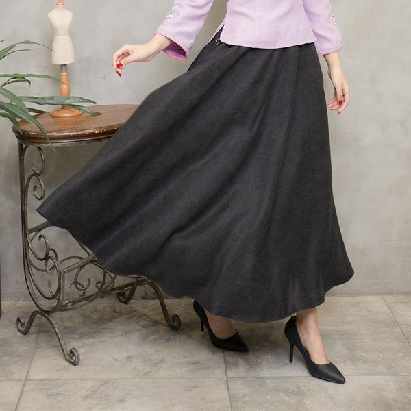 vintage long black pleated skirts womens elegant saias casual high waist skirt female mujer faldas streetwear solid color q3355 y1214
vintage long black pleated skirts womens elegant saias casual high waist skirt female mujer faldas streetwear solid color q3355 y1214