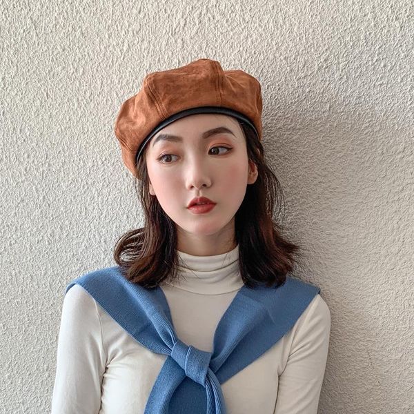 grade suede retro newsboy caps mens fashion beret cap for women british painter cap autumn winter hat, Blue;gray
grade suede retro newsboy caps mens fashion beret cap for women british painter cap autumn winter hat, Blue;gray