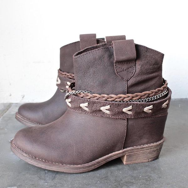 boots square heel ankle classics fashion women round toe low casual buckle strap vintage shallow solid winter shoes, Black
boots square heel ankle classics fashion women round toe low casual buckle strap vintage shallow solid winter shoes, Black
