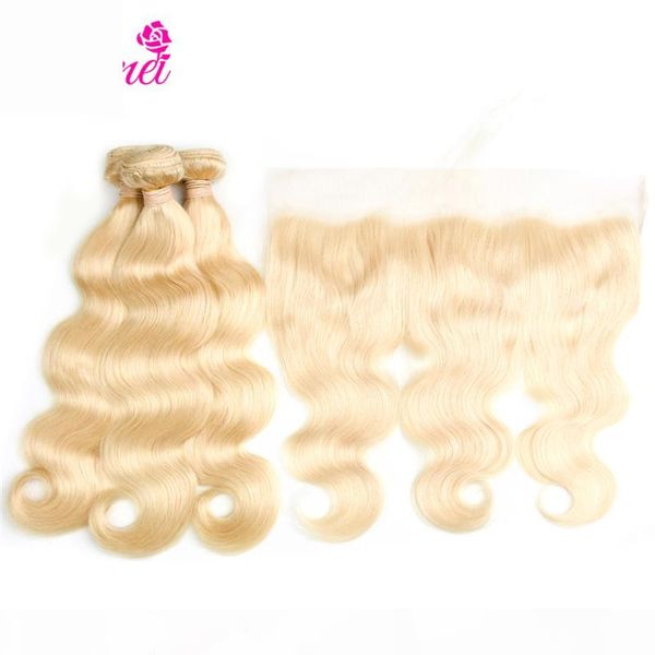 613 blonde brazilian body wave bundles with 13*4 lace frontal 4 pcs deal 8-30 inch long length blonde hair weaving rcmei hair, Black
613 blonde brazilian body wave bundles with 13*4 lace frontal 4 pcs deal 8-30 inch long length blonde hair weaving rcmei hair, Black