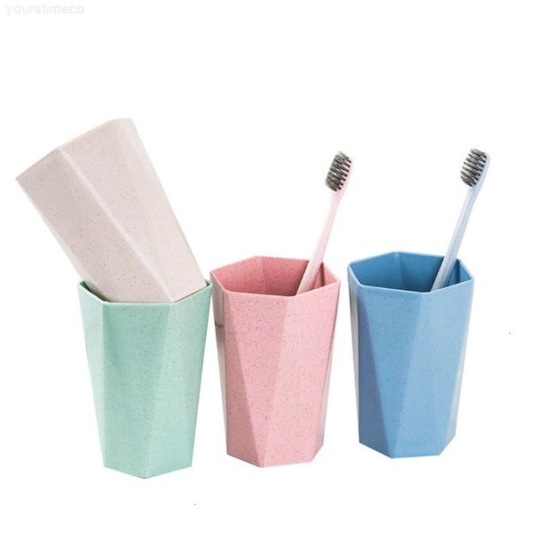 portable eco-friendly wheat straw cup rhombus gargle toothbrush couples water chalice home bathroom accessories
portable eco-friendly wheat straw cup rhombus gargle toothbrush couples water chalice home bathroom accessories