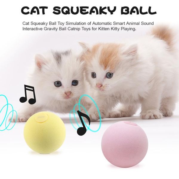 cat squeaky ball toy simulation of automatic smart animal sound interactive gravity ball catnip toys for kitten kitty playing
cat squeaky ball toy simulation of automatic smart animal sound interactive gravity ball catnip toys for kitten kitty playing