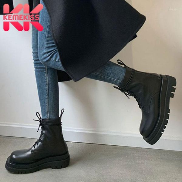 boots kemekiss women boot genuine leather fashion cross strap platform winter shoes woman office lady long footwear size 34-391, Black
boots kemekiss women boot genuine leather fashion cross strap platform winter shoes woman office lady long footwear size 34-391, Black