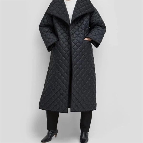 obrix long casual style streetwear jacket v-neck full sleeve loose ankle length trendy quilted coat for women 201112, Black;brown
obrix long casual style streetwear jacket v-neck full sleeve loose ankle length trendy quilted coat for women 201112, Black;brown