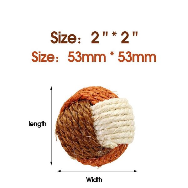 2pcs/pack cat toy pet sisal ball toy funny interactive cat puppy kitten toys for cats playing chewing cat products pet jlldpt
2pcs/pack cat toy pet sisal ball toy funny interactive cat puppy kitten toys for cats playing chewing cat products pet jlldpt