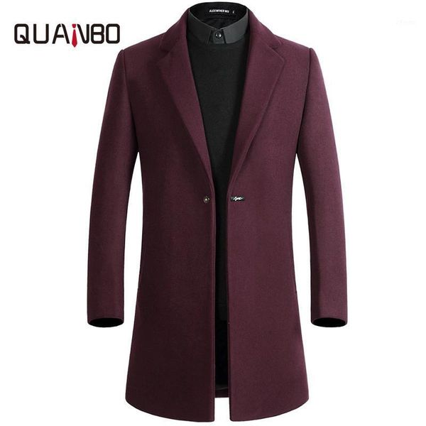 2018 winter men's trousers wool coat business casual solid color one button woolen coat slim-fit men's woolen windbreaker jacket1, Black
2018 winter men's trousers wool coat business casual solid color one button woolen coat slim-fit men's woolen windbreaker jacket1, Black