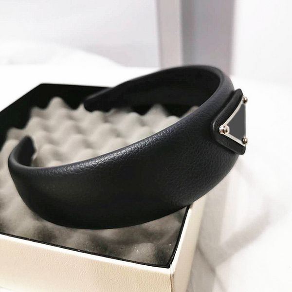 women fashion leather headband with stamp solid color trangle letter headband fashion hair accessories high quality, Silver
women fashion leather headband with stamp solid color trangle letter headband fashion hair accessories high quality, Silver