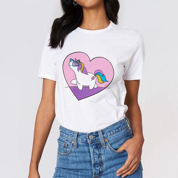 summer fashion t-shirt cartoon cool unicorn heart printed t shirt women harajuku casual tshirt female graphic cute tee top, White
summer fashion t-shirt cartoon cool unicorn heart printed t shirt women harajuku casual tshirt female graphic cute tee top, White
