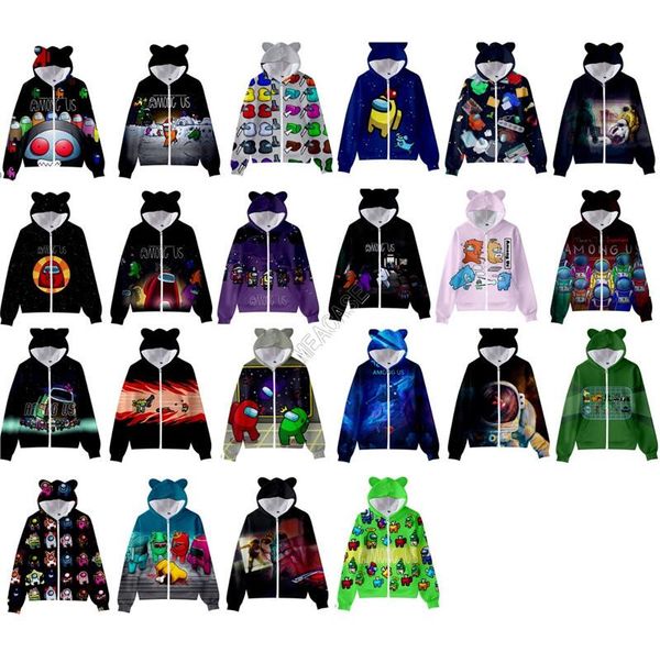 game among us hoodies coat cartoon cat ears hooded jacket coats zipper sweatshirts juniors boy girls hip hop casual sweater d120305, Black
game among us hoodies coat cartoon cat ears hooded jacket coats zipper sweatshirts juniors boy girls hip hop casual sweater d120305, Black