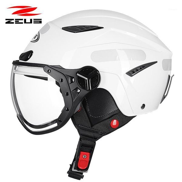 motorcycle helmets a man and woman zeus electric scooter 3/4 open helmet with reflective stickers assessorios moto safety helmet1
motorcycle helmets a man and woman zeus electric scooter 3/4 open helmet with reflective stickers assessorios moto safety helmet1
