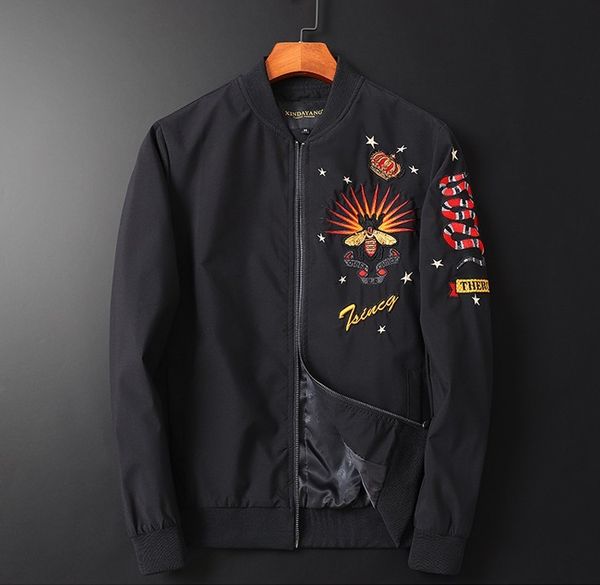 2021 new luxury men crown bee handle high jackets abstract digital jacket # l02 7qts, Black;brown
2021 new luxury men crown bee handle high jackets abstract digital jacket # l02 7qts, Black;brown