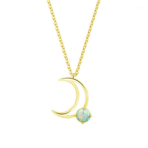 valentine's day gift hollow moon chokers necklaces for women stainless steel fashion jewelry opal crescent collier femme 20201, Silver
valentine's day gift hollow moon chokers necklaces for women stainless steel fashion jewelry opal crescent collier femme 20201, Silver