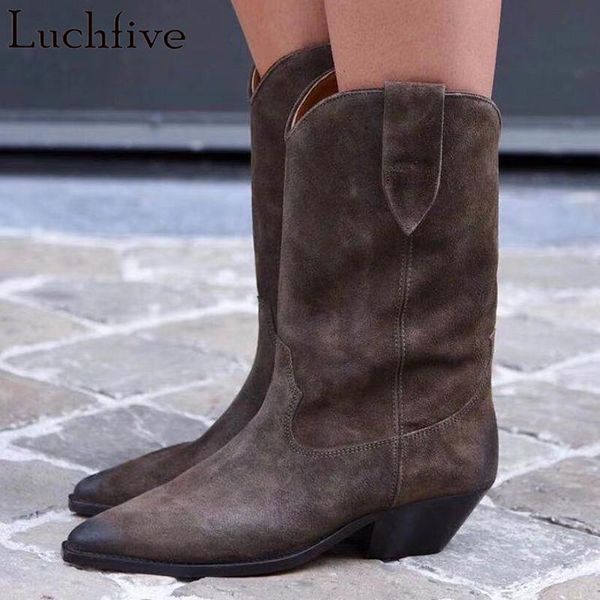 boots suede old-made women pointy toe shoes woman med square heels short coffee ankle femme, Black
boots suede old-made women pointy toe shoes woman med square heels short coffee ankle femme, Black