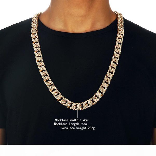 heavy 24k solid gold plated miami cuban link exaggerated shiny full rhinestone necklace hip hop bling jewelry hipster men curb chain, Silver
heavy 24k solid gold plated miami cuban link exaggerated shiny full rhinestone necklace hip hop bling jewelry hipster men curb chain, Silver