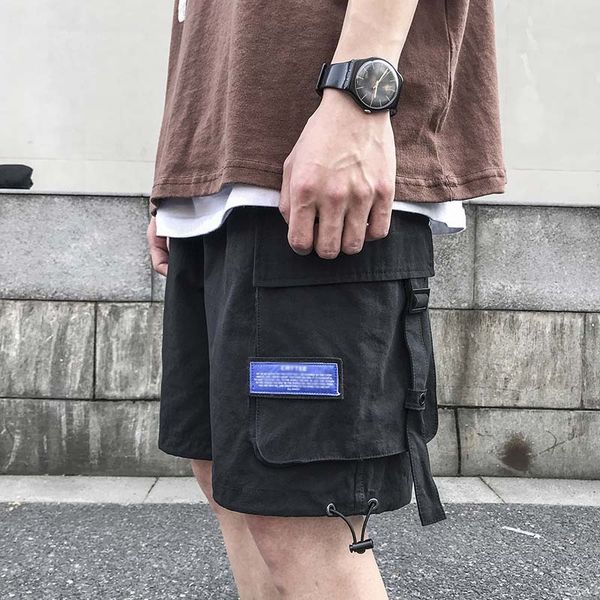 men's trend of net red work shorts summer capris fashion brand ins loose and versatile super fire cec beach pants, White;black
men's trend of net red work shorts summer capris fashion brand ins loose and versatile super fire cec beach pants, White;black