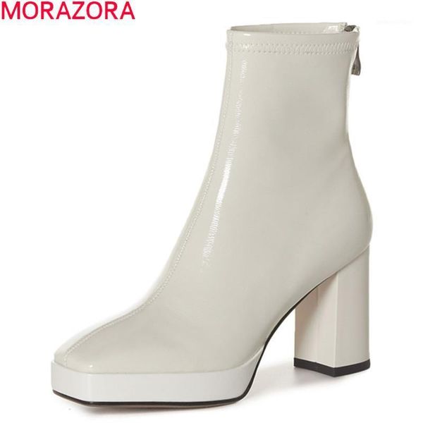 boots morazora 2021 arrival fashion women genuine leather thick heels square toe autumn winter ankle1, Black
boots morazora 2021 arrival fashion women genuine leather thick heels square toe autumn winter ankle1, Black