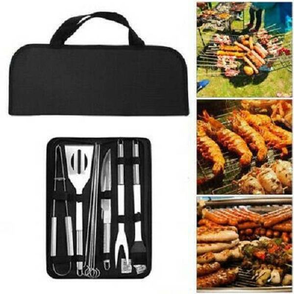 manufacturers direct sales 9pcs bbq tool set stainless steel barbecue grill utensils kit accessories
manufacturers direct sales 9pcs bbq tool set stainless steel barbecue grill utensils kit accessories