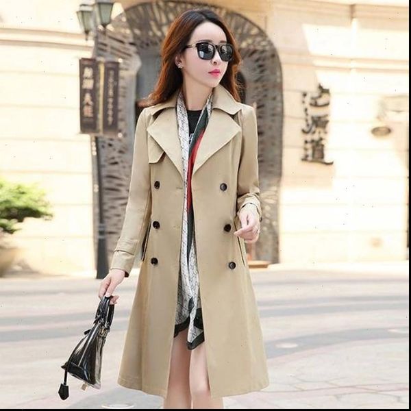 spring autumn trench coat double breasted trench coat woman trench coat long women windbreakers plus size overcoat woman clothes, Tan;black
spring autumn trench coat double breasted trench coat woman trench coat long women windbreakers plus size overcoat woman clothes, Tan;black