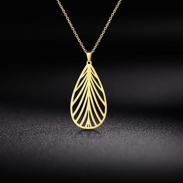 pendant necklaces tree leaf cutout gold color necklace fashion stainless steel choker chain jewelry women femme valentines gift, Silver
pendant necklaces tree leaf cutout gold color necklace fashion stainless steel choker chain jewelry women femme valentines gift, Silver