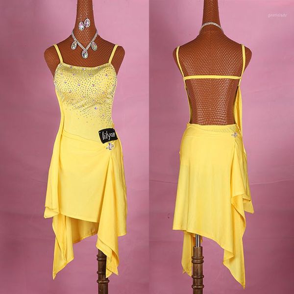 stage wear latin dance dress yellow/white color dancewear performance costume ballroom competition bi2271, Black;red
stage wear latin dance dress yellow/white color dancewear performance costume ballroom competition bi2271, Black;red