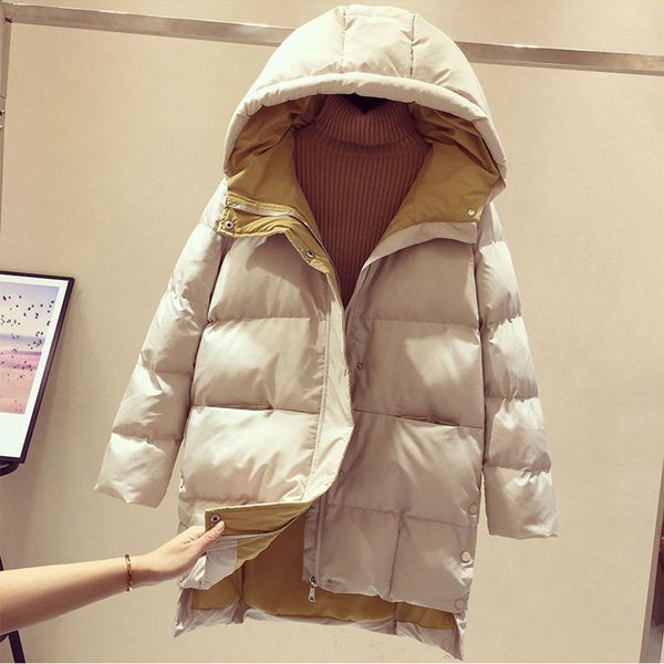 2020 long women's jacket with cotton hoodie quilted female quality fur coat outwear of women parka manteau femme hiver b0lu, Black
2020 long women's jacket with cotton hoodie quilted female quality fur coat outwear of women parka manteau femme hiver b0lu, Black