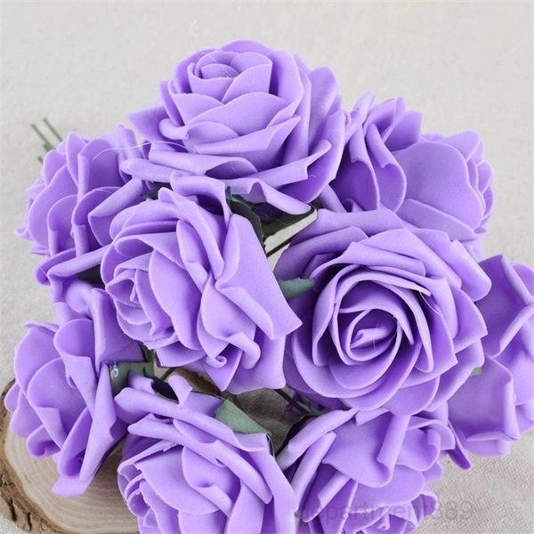 a-new design 50 pcs/pack colourfast foam roses artificial wedding bride bouquet party decor diy flower y1s1
a-new design 50 pcs/pack colourfast foam roses artificial wedding bride bouquet party decor diy flower y1s1