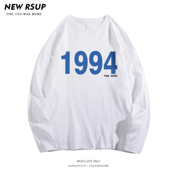 e-baihui 2021 men's cotton round neck long-sleeved t-shirt letter print bottoming shirt casual loose and versatile couples 200916, White;black
e-baihui 2021 men's cotton round neck long-sleeved t-shirt letter print bottoming shirt casual loose and versatile couples 200916, White;black