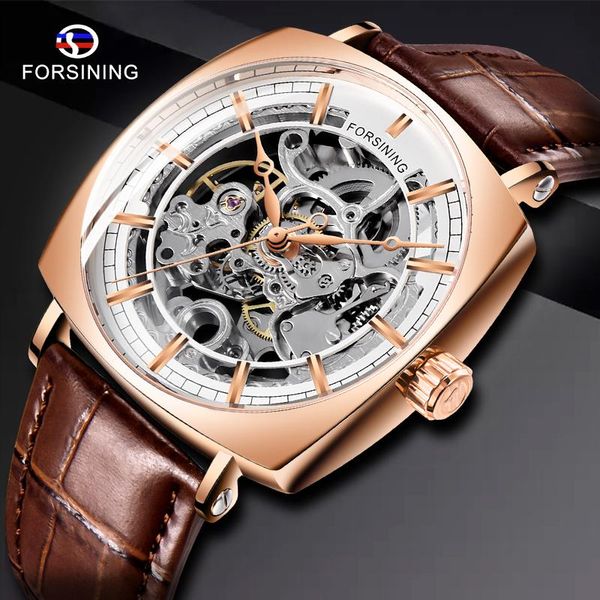 wristwatch brown genuine leather fashion luxury gold clock transparent skeleton men automatic mechanical watches, Slivery;brown
wristwatch brown genuine leather fashion luxury gold clock transparent skeleton men automatic mechanical watches, Slivery;brown