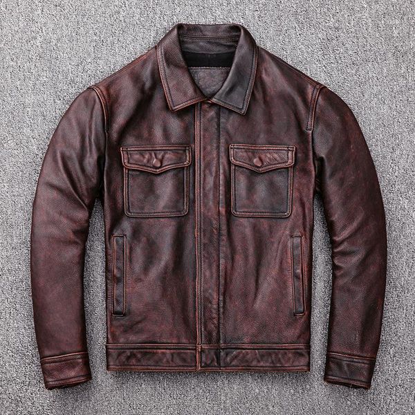 men's leather & faux 2021 large size men's cow brand vintage pilot motorcycle biker jacket genuine coat for male1, Black
men's leather & faux 2021 large size men's cow brand vintage pilot motorcycle biker jacket genuine coat for male1, Black