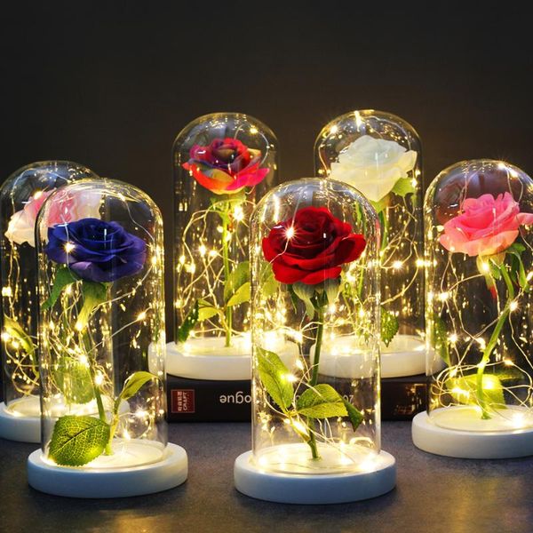 new valentine's day gift led light rose gold plated red glass dome belle and the beast roses for mothers day wedding party
new valentine's day gift led light rose gold plated red glass dome belle and the beast roses for mothers day wedding party