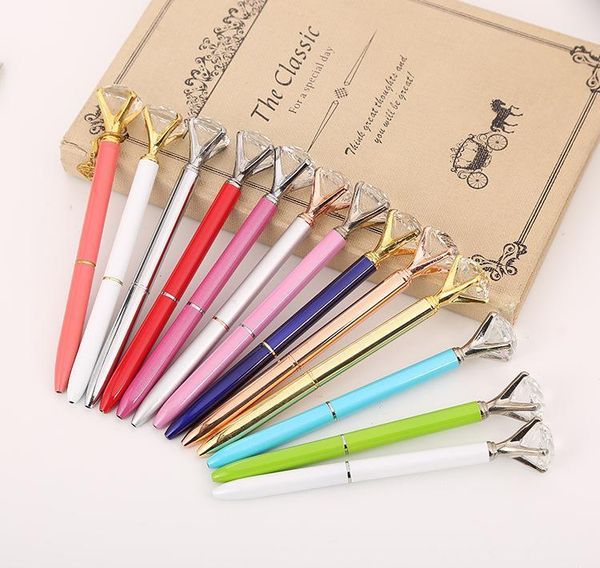 luxury metal crystal diamond pen 8 colors polka dot ball pens fashion 19 carat large diamond ballpoint pens bbybva sport77777, Blue;orange
luxury metal crystal diamond pen 8 colors polka dot ball pens fashion 19 carat large diamond ballpoint pens bbybva sport77777, Blue;orange