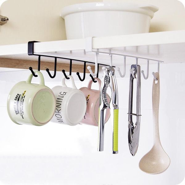 6 hooks home seamless kitchen storage rack nail-hanging wrought iron wardrobe cupboard hanger hook kitchen organizer
6 hooks home seamless kitchen storage rack nail-hanging wrought iron wardrobe cupboard hanger hook kitchen organizer