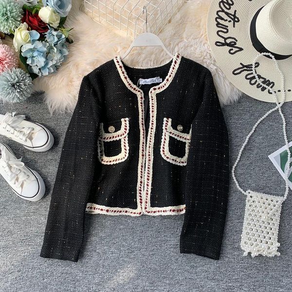 women's jackets black jacket women female korean long sleeve cardigan coat jeans short office slim fashion windbreaker coats, Black;brown
women's jackets black jacket women female korean long sleeve cardigan coat jeans short office slim fashion windbreaker coats, Black;brown