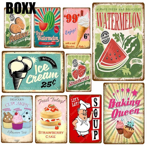 fresh watermelon strawberries metal signs delicious baking queen strawberry cupcakes metal poster pub bar cafe home decor
fresh watermelon strawberries metal signs delicious baking queen strawberry cupcakes metal poster pub bar cafe home decor