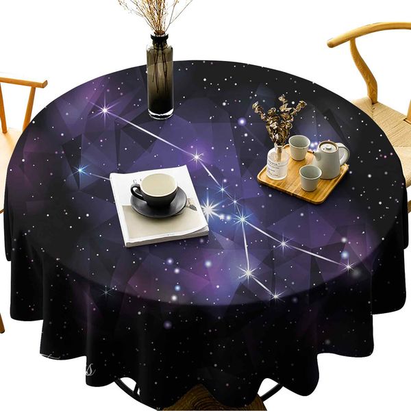 wipeable round table cover zodiac constellation star cluster on space galaxy cosmic mystic artsy design
wipeable round table cover zodiac constellation star cluster on space galaxy cosmic mystic artsy design