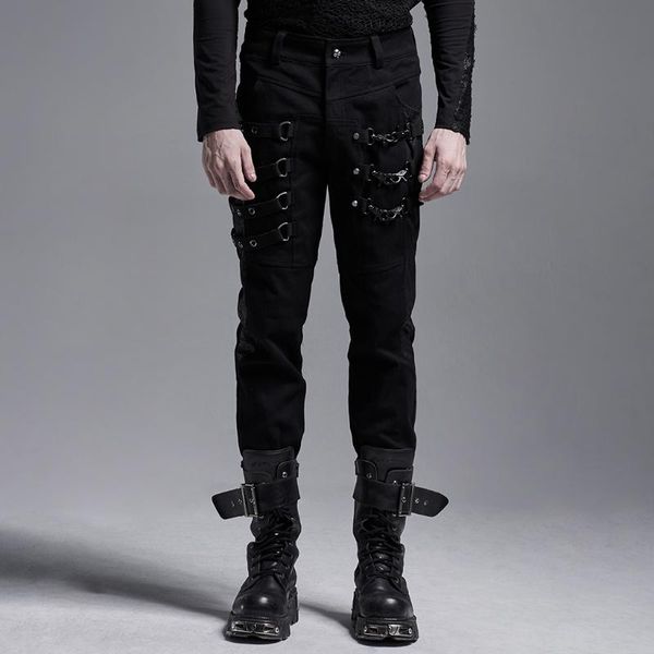 punkrave men's punk regular tight pants cool novelty fashion daily wear pencil trousers, Black
punkrave men's punk regular tight pants cool novelty fashion daily wear pencil trousers, Black