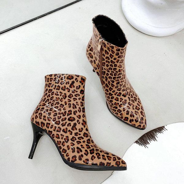leopard print heels for women 33-43 2021 leopard print heels for women 33-43 h1, Black