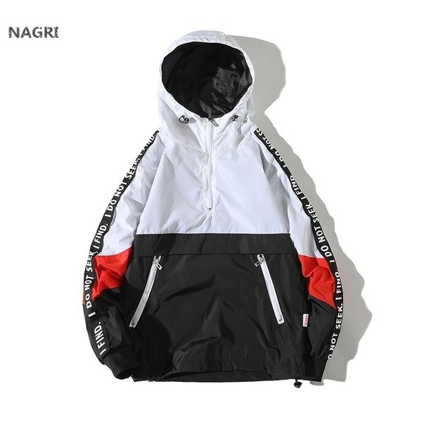 windbreaker jacket men spring summer casual sports hip hop streetwear patchwork splice fashion hooded zipper brand jacket 201128, Black;brown
windbreaker jacket men spring summer casual sports hip hop streetwear patchwork splice fashion hooded zipper brand jacket 201128, Black;brown