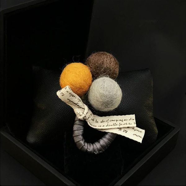 pins, brooches cashmere ball flower fabric art brooch for women elegant boutonniere sweater pin cardigan korean luxury temperament accessori, Gray
pins, brooches cashmere ball flower fabric art brooch for women elegant boutonniere sweater pin cardigan korean luxury temperament accessori, Gray