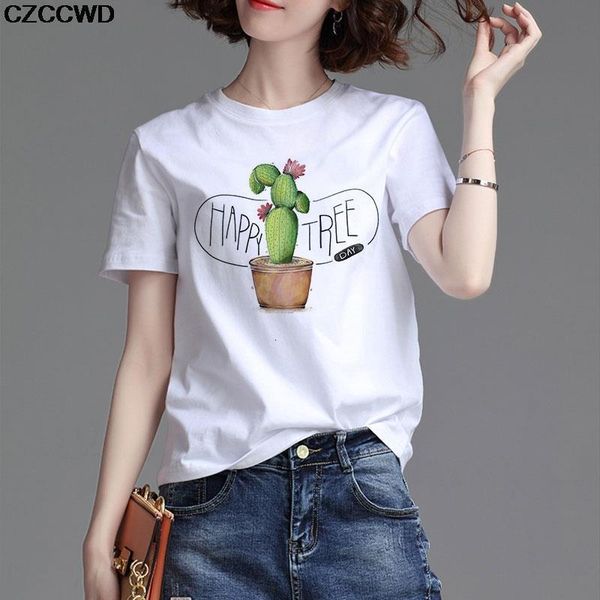 women clothes thin white t shirt harajuku happy tree day fashion letter tshirt leisure streetwear aesthetic female t-shirt
women clothes thin white t shirt harajuku happy tree day fashion letter tshirt leisure streetwear aesthetic female t-shirt