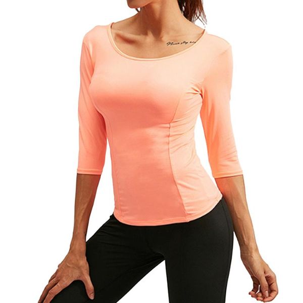 yoga fitness t shirts women backless long sleeve sports t-shirt solid mesh workout gym fitness active wear t shirts, White;red
yoga fitness t shirts women backless long sleeve sports t-shirt solid mesh workout gym fitness active wear t shirts, White;red