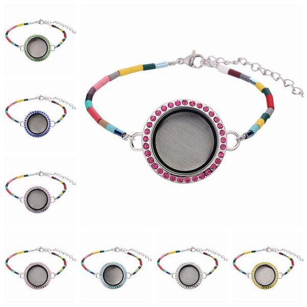 charm bracelets 10pcs 25*25mm rhinestone round glass floating lockets bracelet living memory locket bangles fit charms, Golden;silver
charm bracelets 10pcs 25*25mm rhinestone round glass floating lockets bracelet living memory locket bangles fit charms, Golden;silver