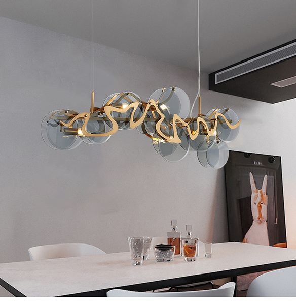 postmodern light luxury living room chandelier simple glass dining room study lamp
postmodern light luxury living room chandelier simple glass dining room study lamp