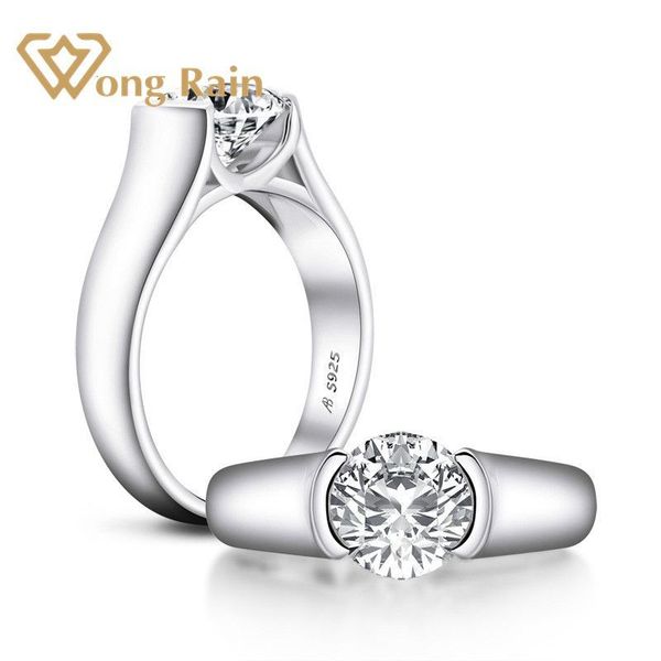 wong rain 100% 925 sterling silver round created moissanite gemstone diamonds wedding engagement ring fine jewelry wholesale q1214, Golden;silver
wong rain 100% 925 sterling silver round created moissanite gemstone diamonds wedding engagement ring fine jewelry wholesale q1214, Golden;silver