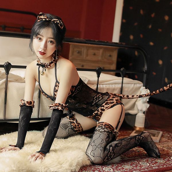 underwear cat woman super coquettish leopard print tease abnormal temptation passion suit women' pajamas rabbit small chest, Red;black
underwear cat woman super coquettish leopard print tease abnormal temptation passion suit women' pajamas rabbit small chest, Red;black