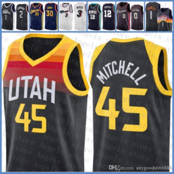 2020 2021 new basketball jersey donovan 45 mitchell kawhi damian 0 lillard 2 leonard devin 1 booker karl-anthony 32 towns ja 12 morant, Black;red
2020 2021 new basketball jersey donovan 45 mitchell kawhi damian 0 lillard 2 leonard devin 1 booker karl-anthony 32 towns ja 12 morant, Black;red