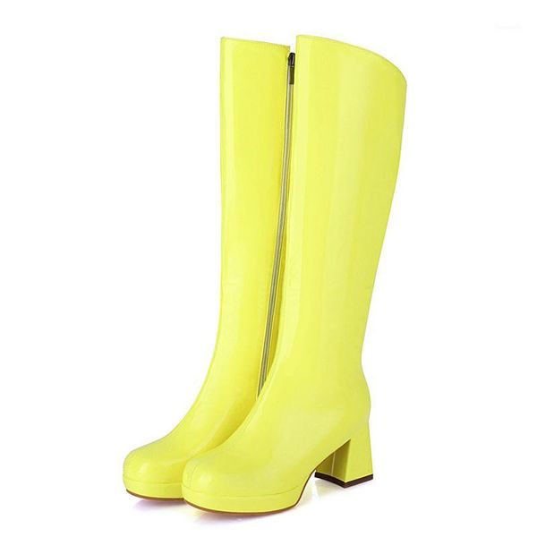 boots lucyever patent leather women high heels long autumn winter 2021 candy color zipper knee woman platform shoes1, Black
boots lucyever patent leather women high heels long autumn winter 2021 candy color zipper knee woman platform shoes1, Black