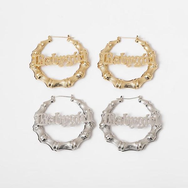 Fashion Bamboo Heart Baby Letter Hoop Earrings-Hip-hop Punk Round Gold Creative Peach Earring For Women Jewelry Christmas Gifts, Golden;silver
Fashion Bamboo Heart Baby Letter Hoop Earrings-Hip-hop Punk Round Gold Creative Peach Earring For Women Jewelry Christmas Gifts, Golden;silver