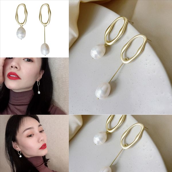 bwr s'steel irregular earrings pure silver stud for bijoux women korean trendy gold vintage retro earring personalized earings earring, Golden
bwr s'steel irregular earrings pure silver stud for bijoux women korean trendy gold vintage retro earring personalized earings earring, Golden